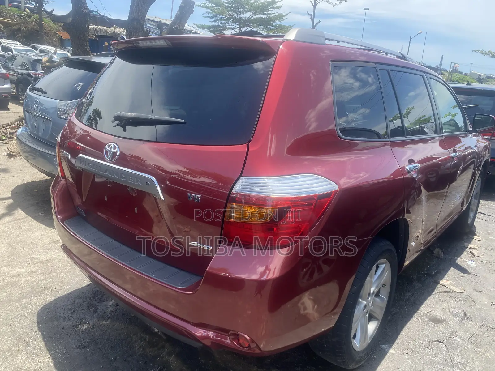 Toyota Highlander Limited 2010 Red