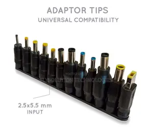 Laptop Power Plugs - 65 Watts - Usb-C Cable and Adaptor Set