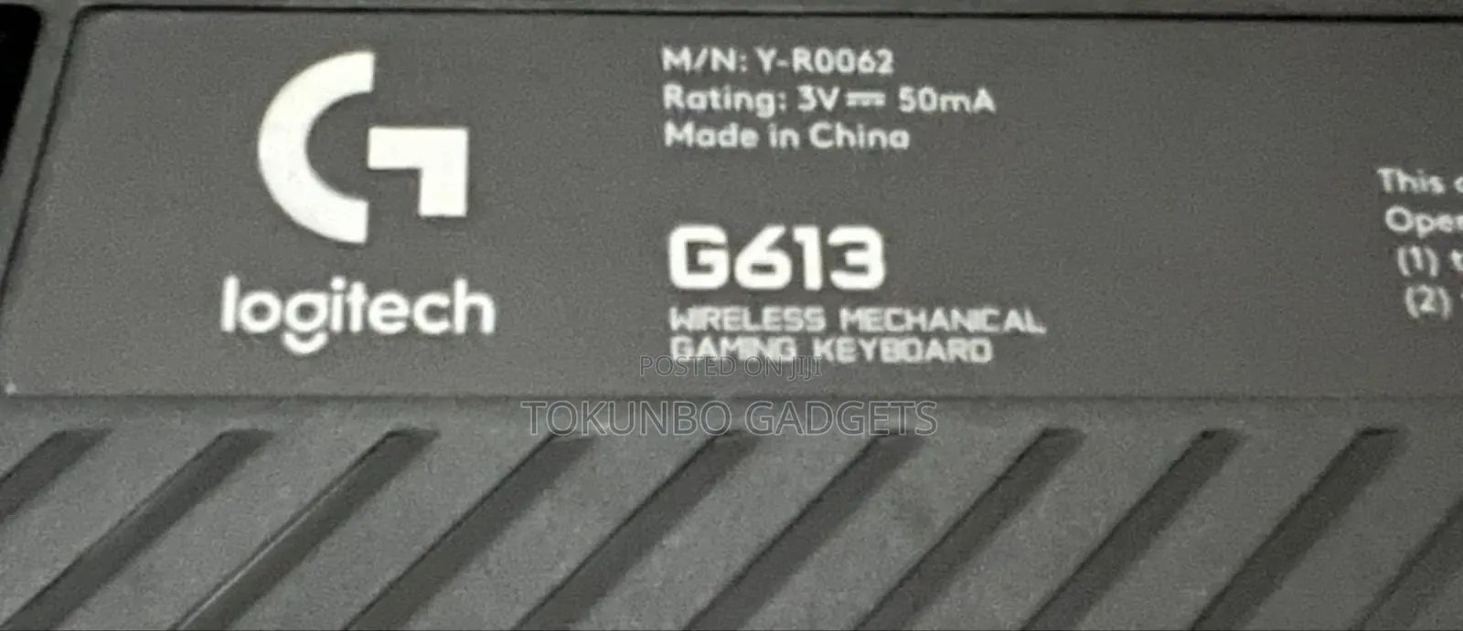 Logitech G613 Mechanical Bluetooth Gaming Keyboard