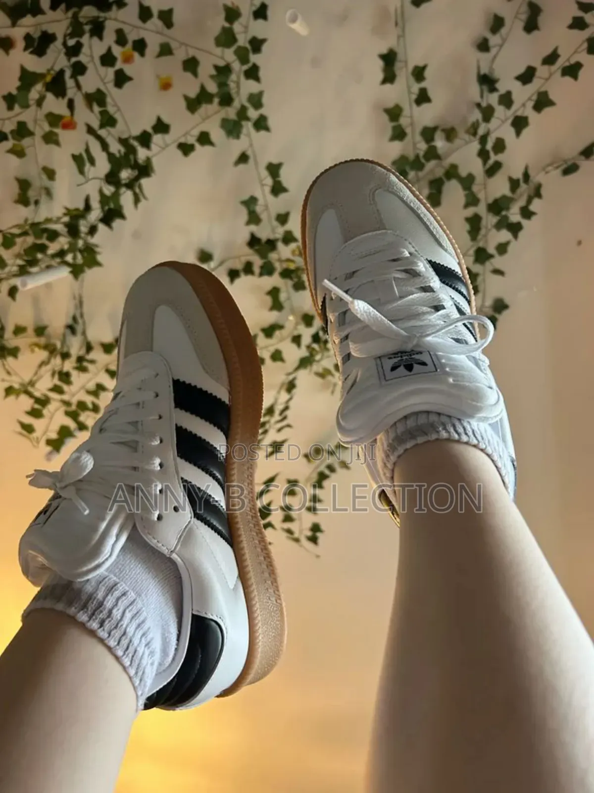 Luxury Adidas Samba High Sole Sneakers