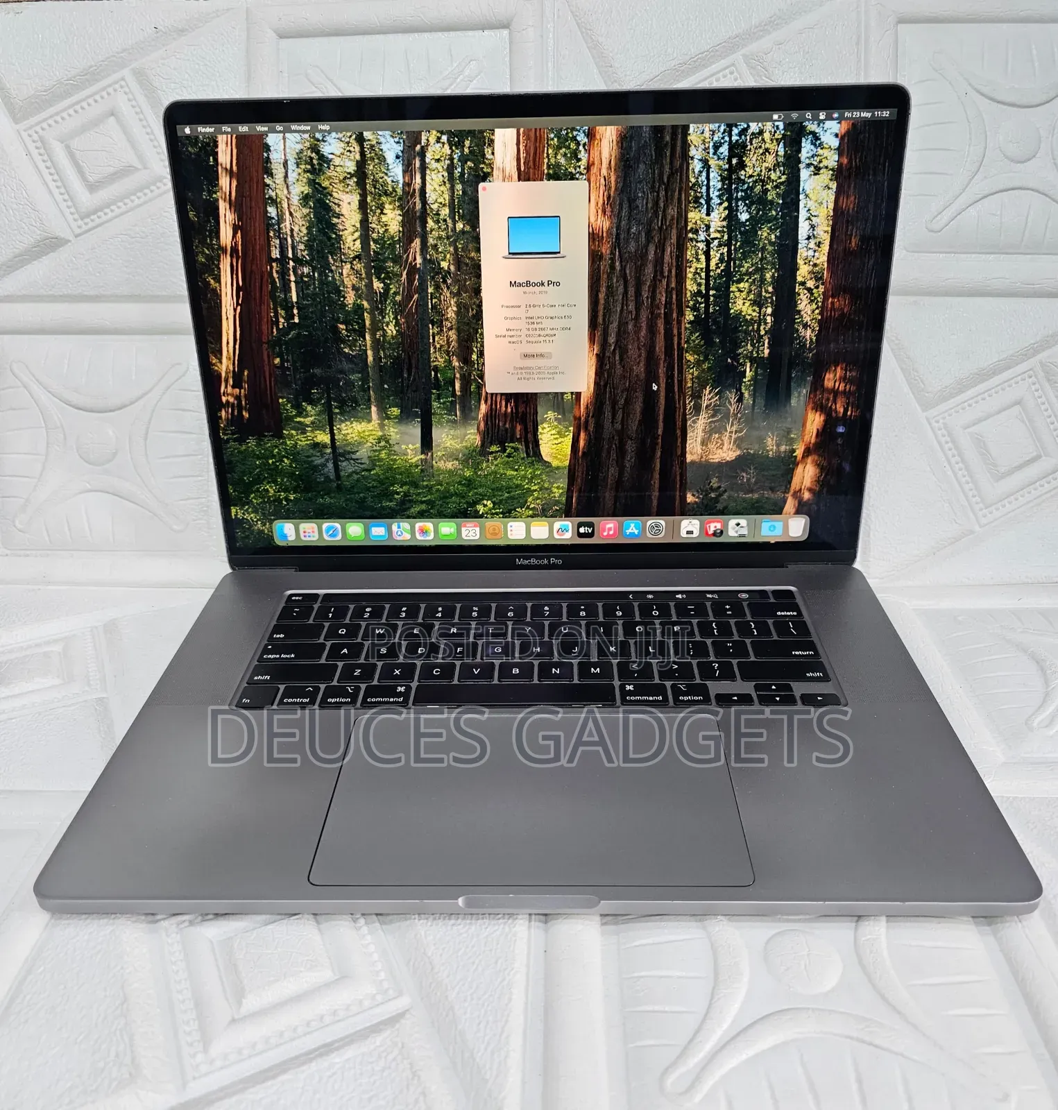 Apple Macbook 2019 16-Inch Screen