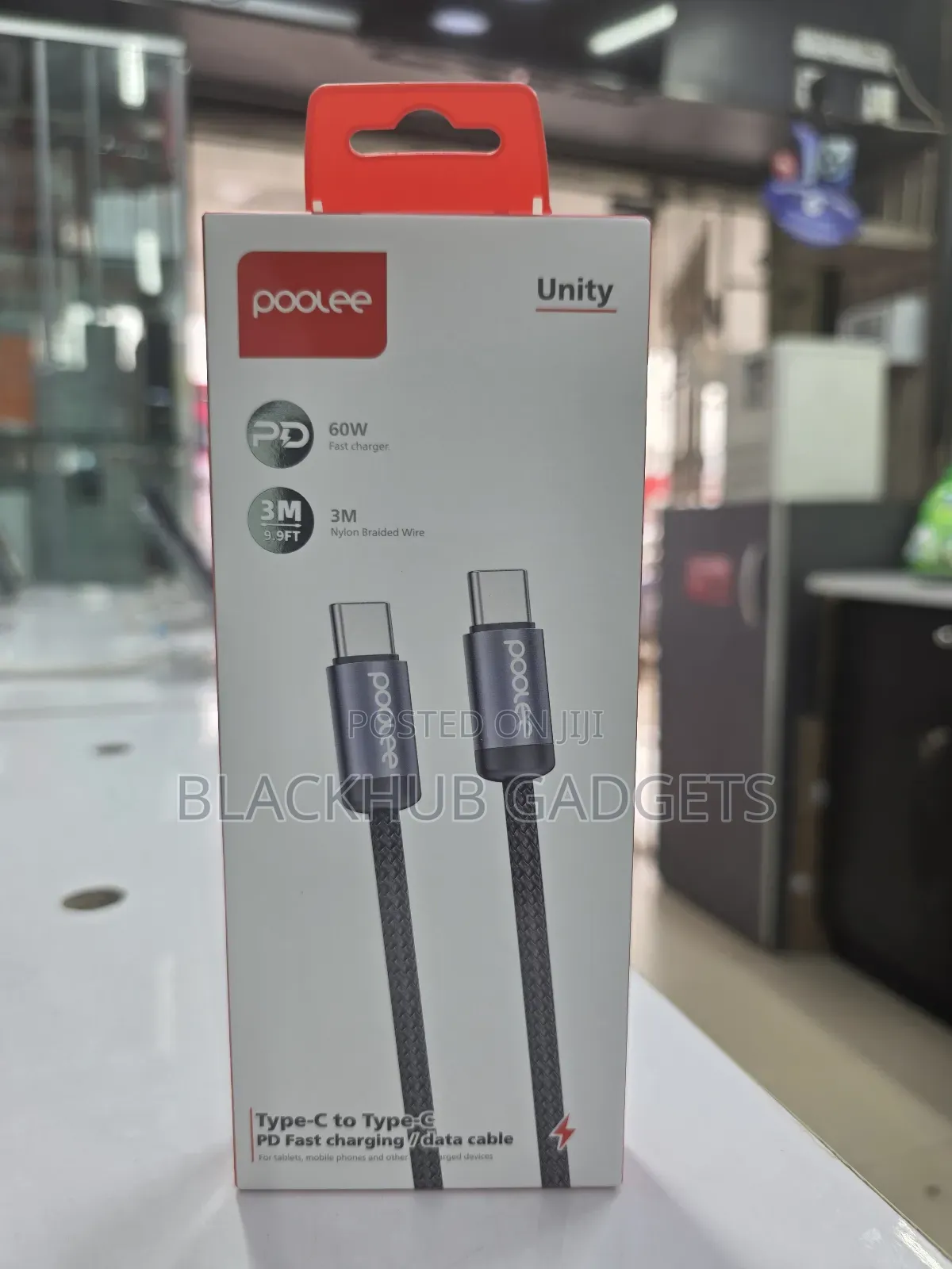 Poolee Type C to C 3m Cable