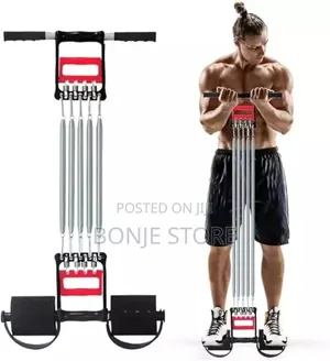 Chest Expander Spring, Pull Up Bar, Hand Gripper Spring