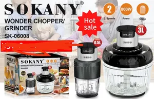 Sokany Wonder Chopper/Grinder 800w 2speeds 2cups