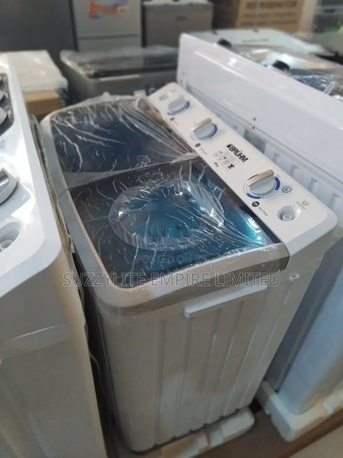 Bruhm 8kg Top Loader Semi Automatic Washing Machine