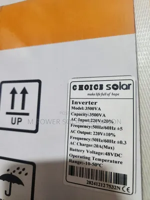 3.5kva 48v Choice Non-Hybrid Solar Inverter