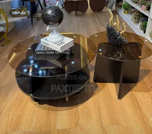 Glass Centre Table Set