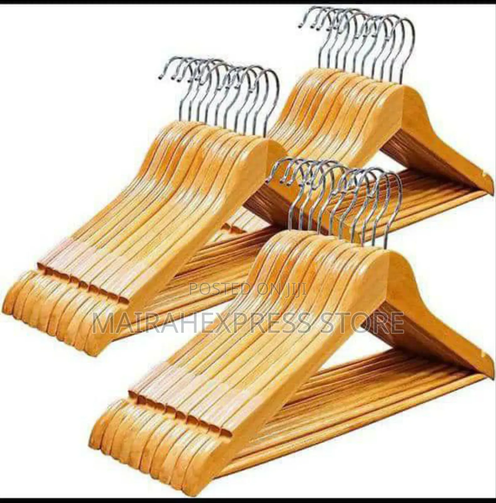10pcs High Quality Wooden Hanger