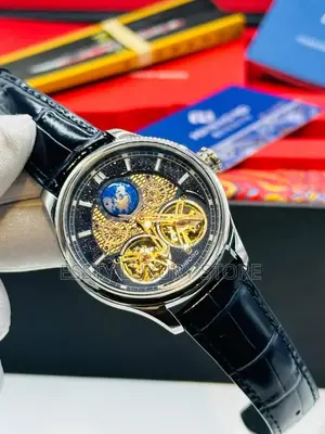 Original Automatic Luxury Hanboro Genuine Leather Wristwatch