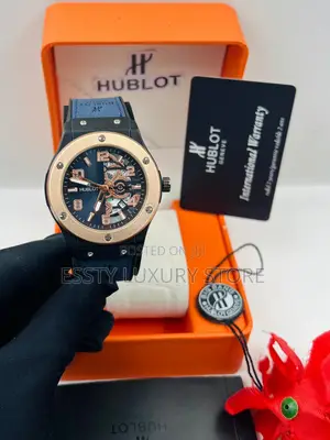 High Quality Luxury Hublot Leather Wristwatch