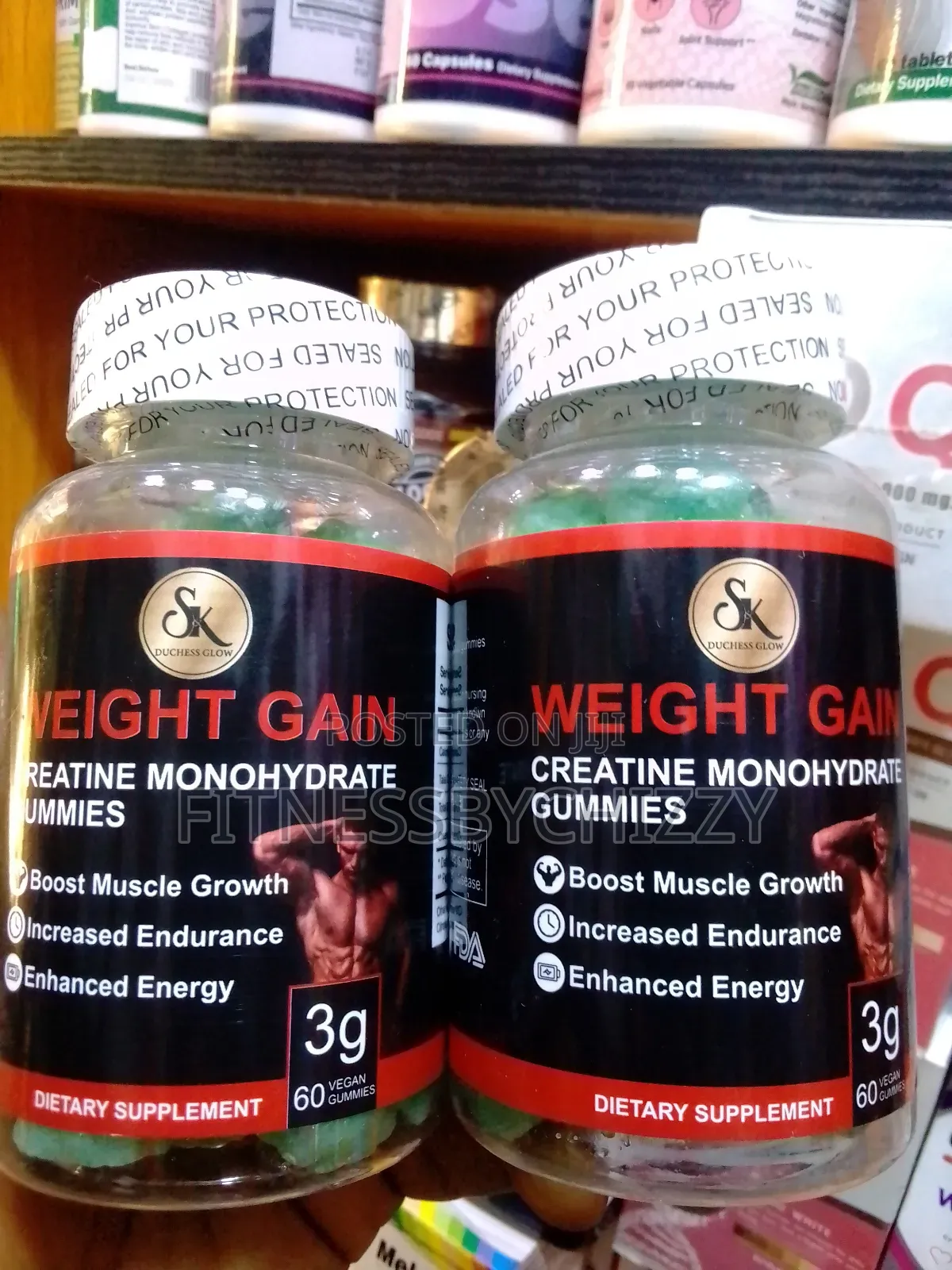 Weight Gain Creatine Monohydrate X 60 Gummies