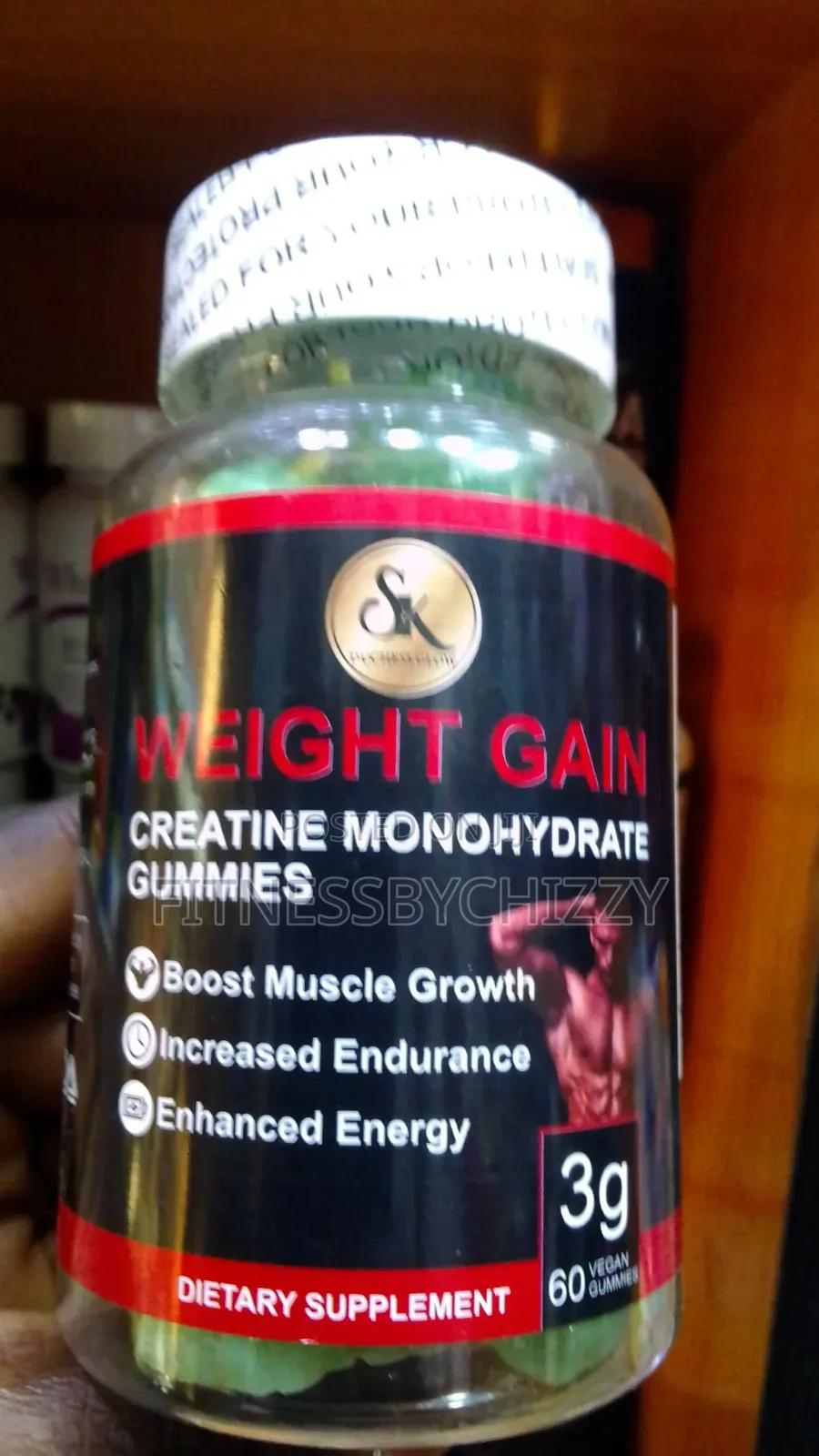 Weight Gain Creatine Monohydrate X 60 Gummies