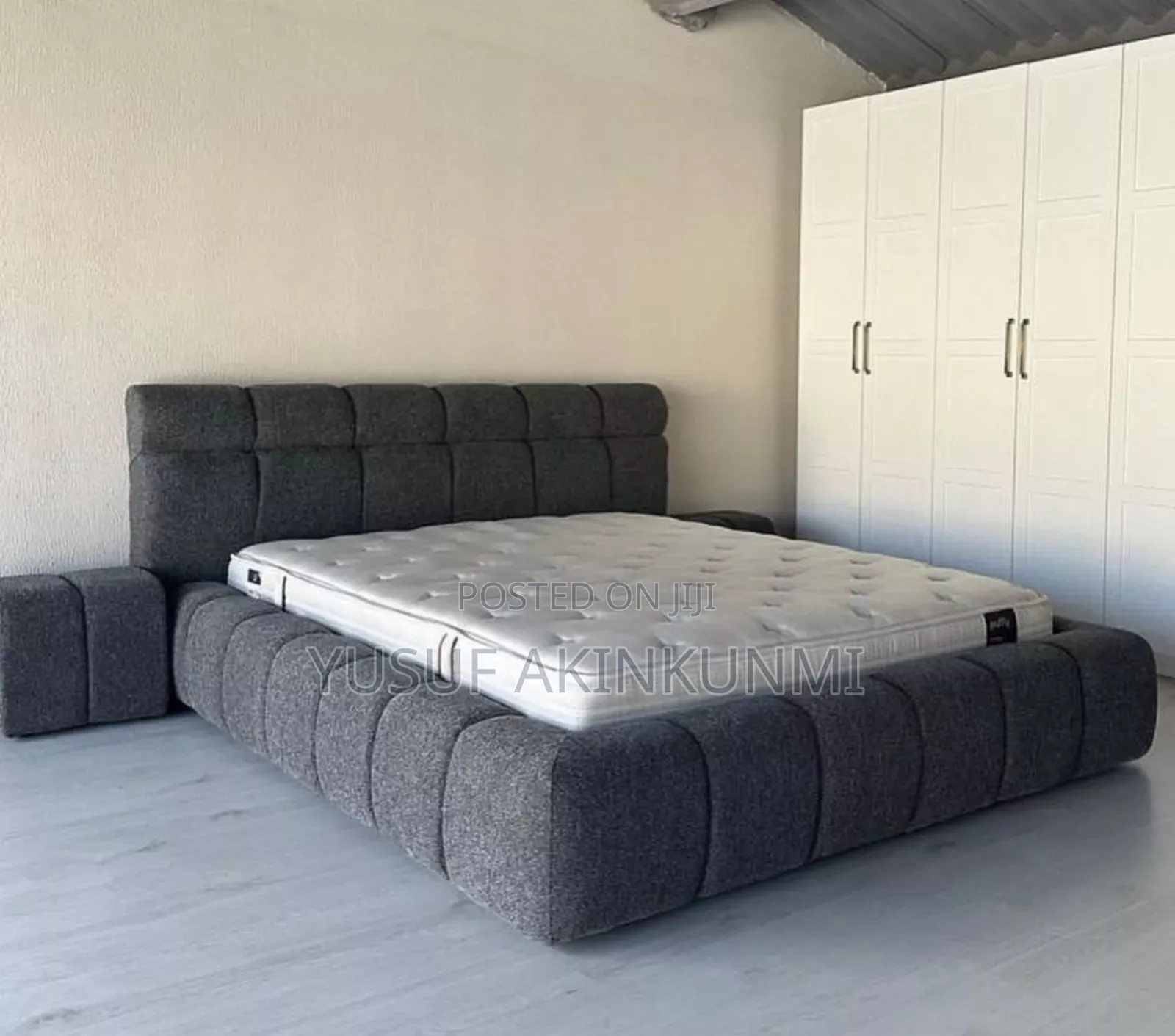 Charming Bedframe With Bedsides