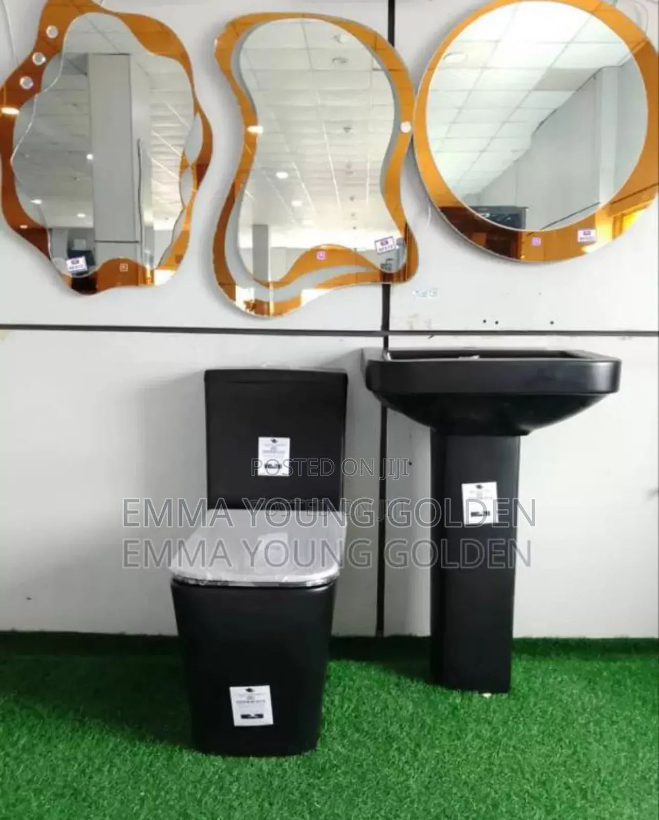 Quality Mat Black Wc