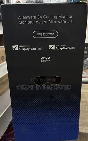 Alienware Aw3425dwm 34" Wqhd 180hz Va 1ms Hdr400 Gaming Monitor