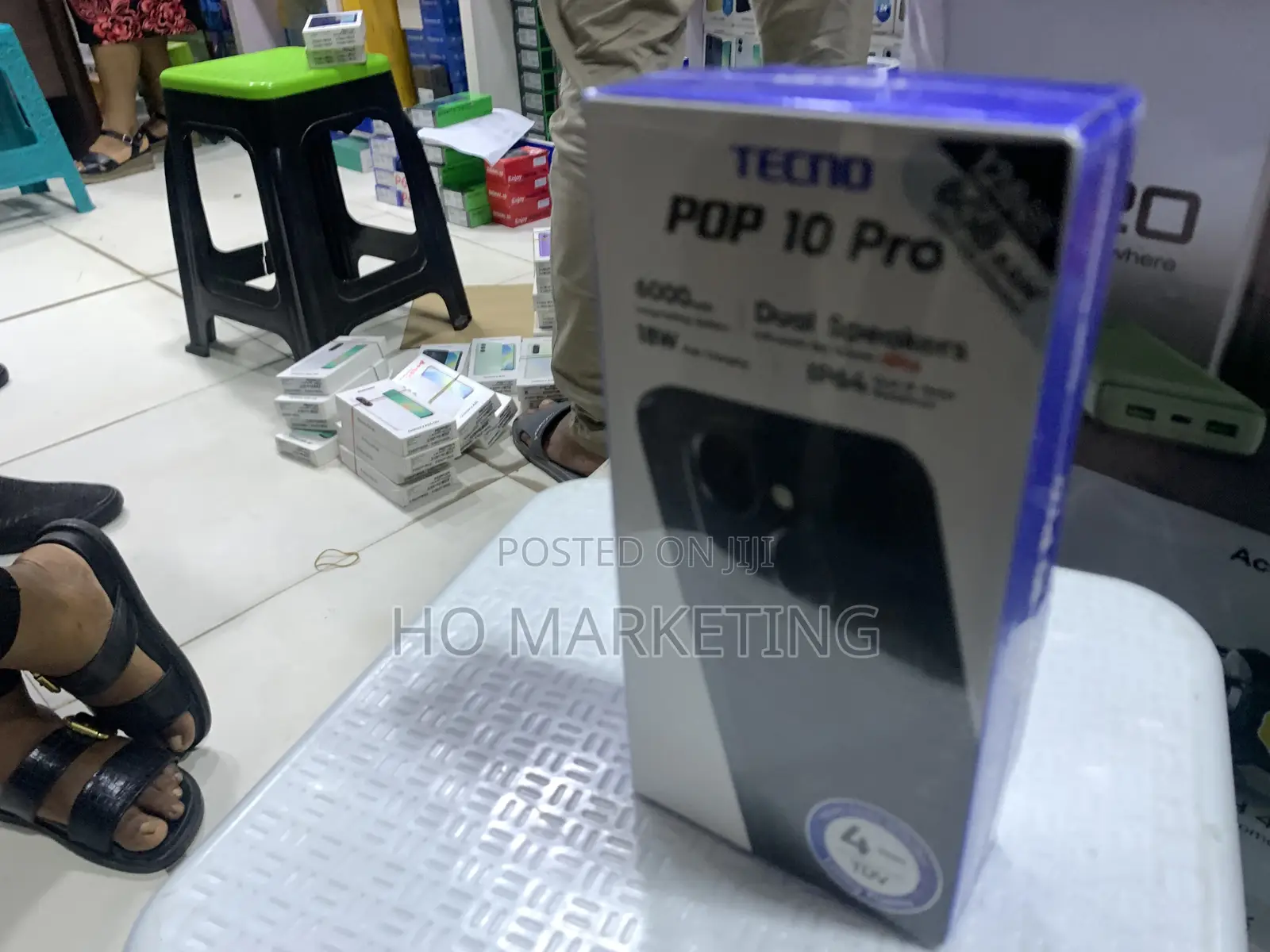 New Tecno Pop 10 Pro 128 GB Black