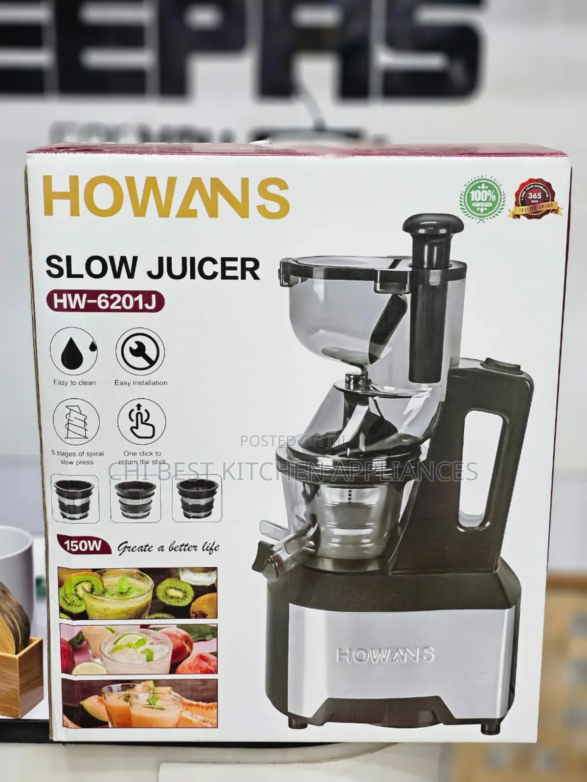 Howas Commercial Slow Juicer