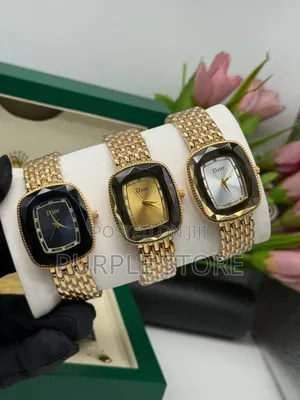 Dior Women Steel Watches in Gold and Silver