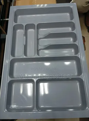 80cm Grey Colour Cutlery Tray