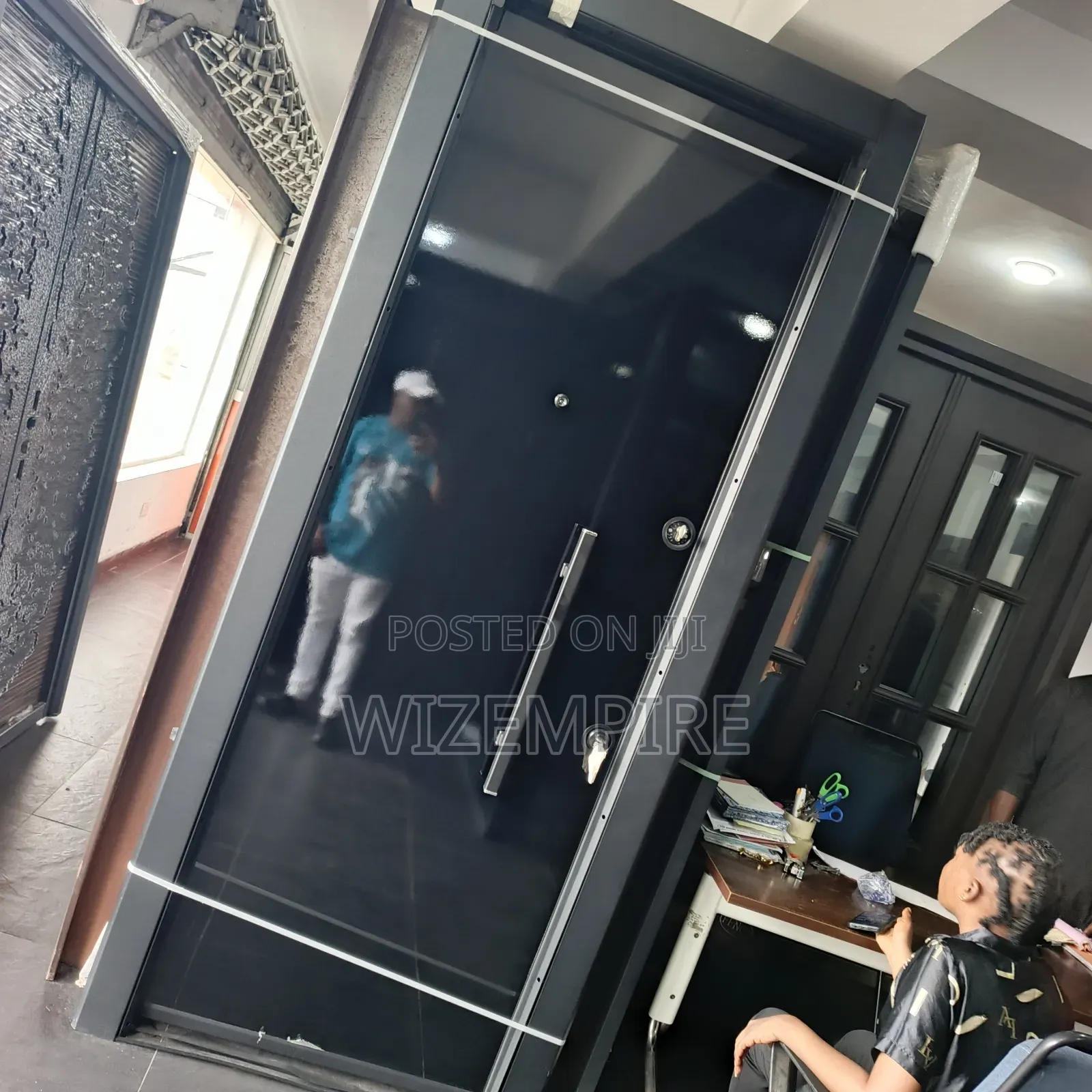 3ft Plain Black Turkey Luxury Door Available
