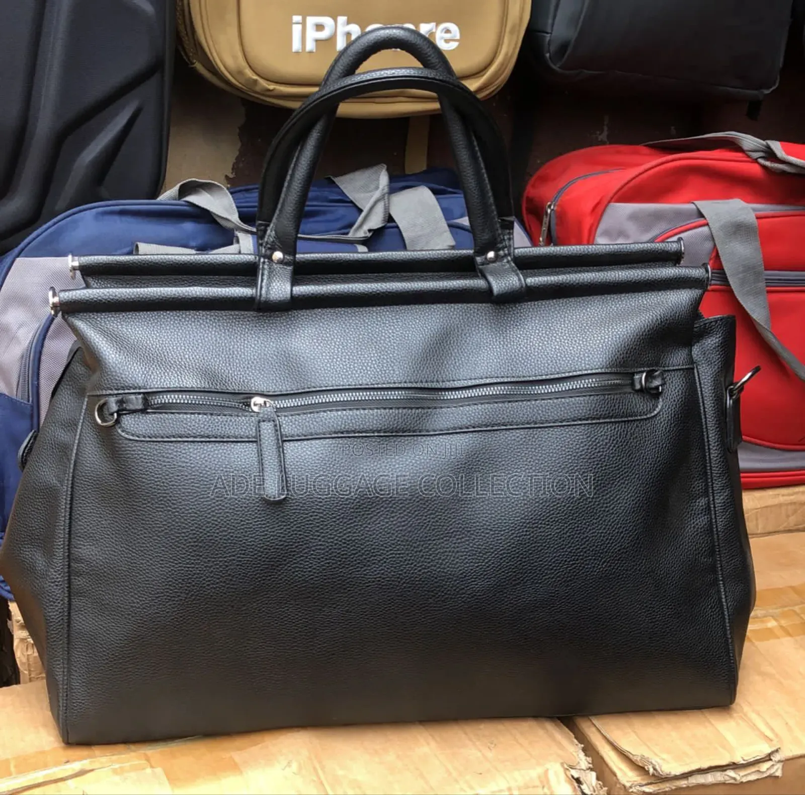 Luxury Duffle Leather Bag