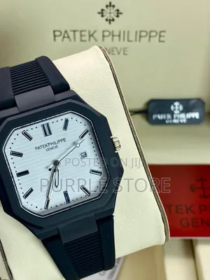 Patek Philippe. Rubber. Strap. Wristwqtch
