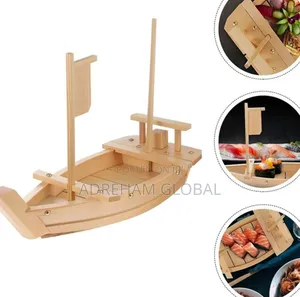 Wooden Food Platter Boat 