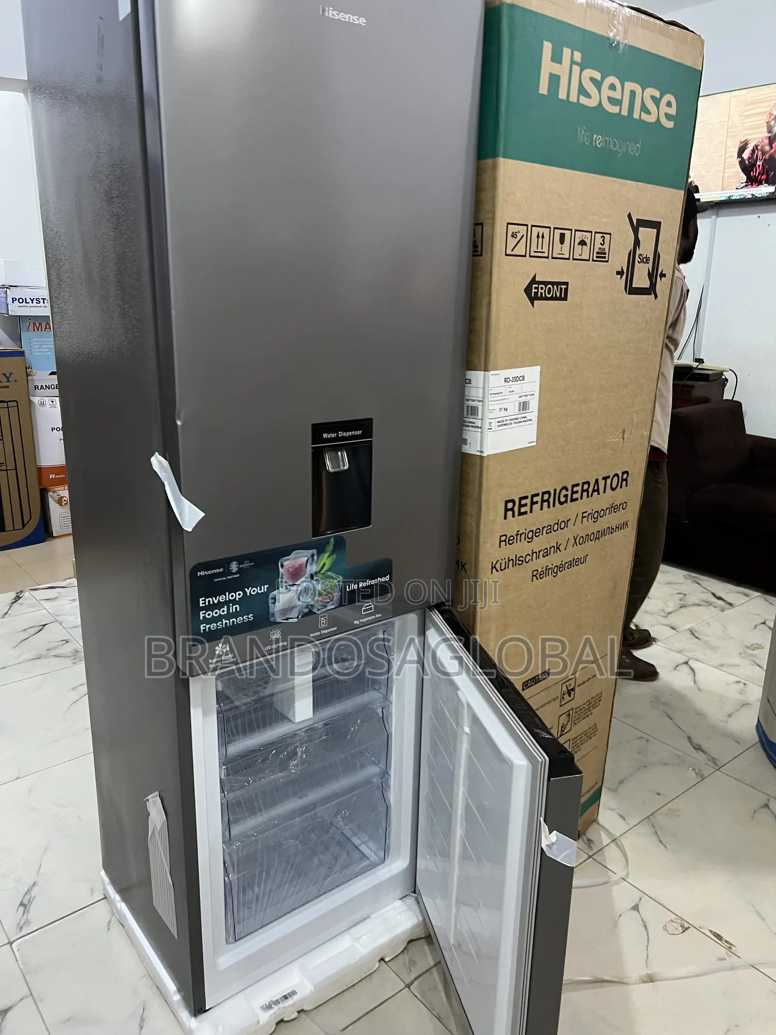 Hisense Refrigerator 264l Ref 35dcb-Rd Energy Efficient Cooling System