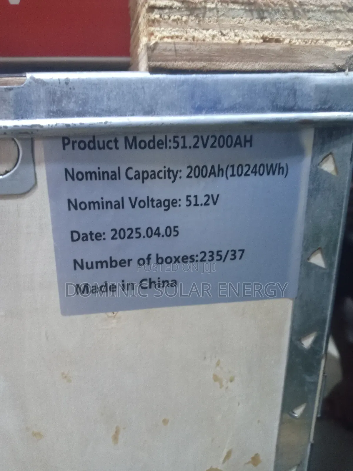 10kwh/51.2v SMS Lithium Ion Battery