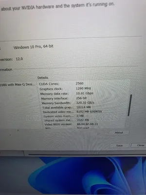 Laptop Acer Predator Triton 700 32GB Intel Core I7 SSD 512GB