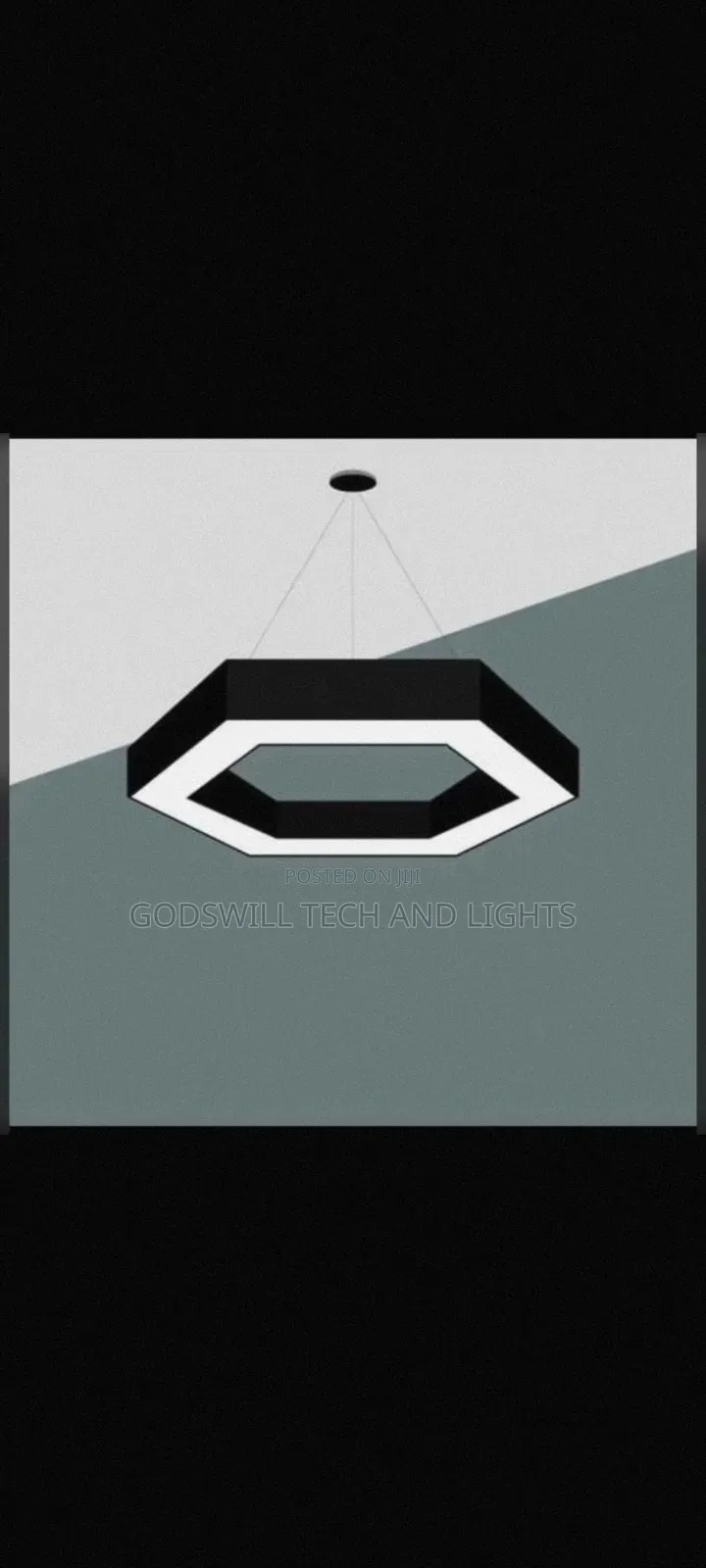 Hexagonal Pendant Light