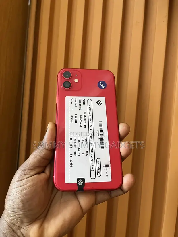 128gb Iphone 11 Red Orange Apple IPhone 11 Red 128GB MWM32J/A