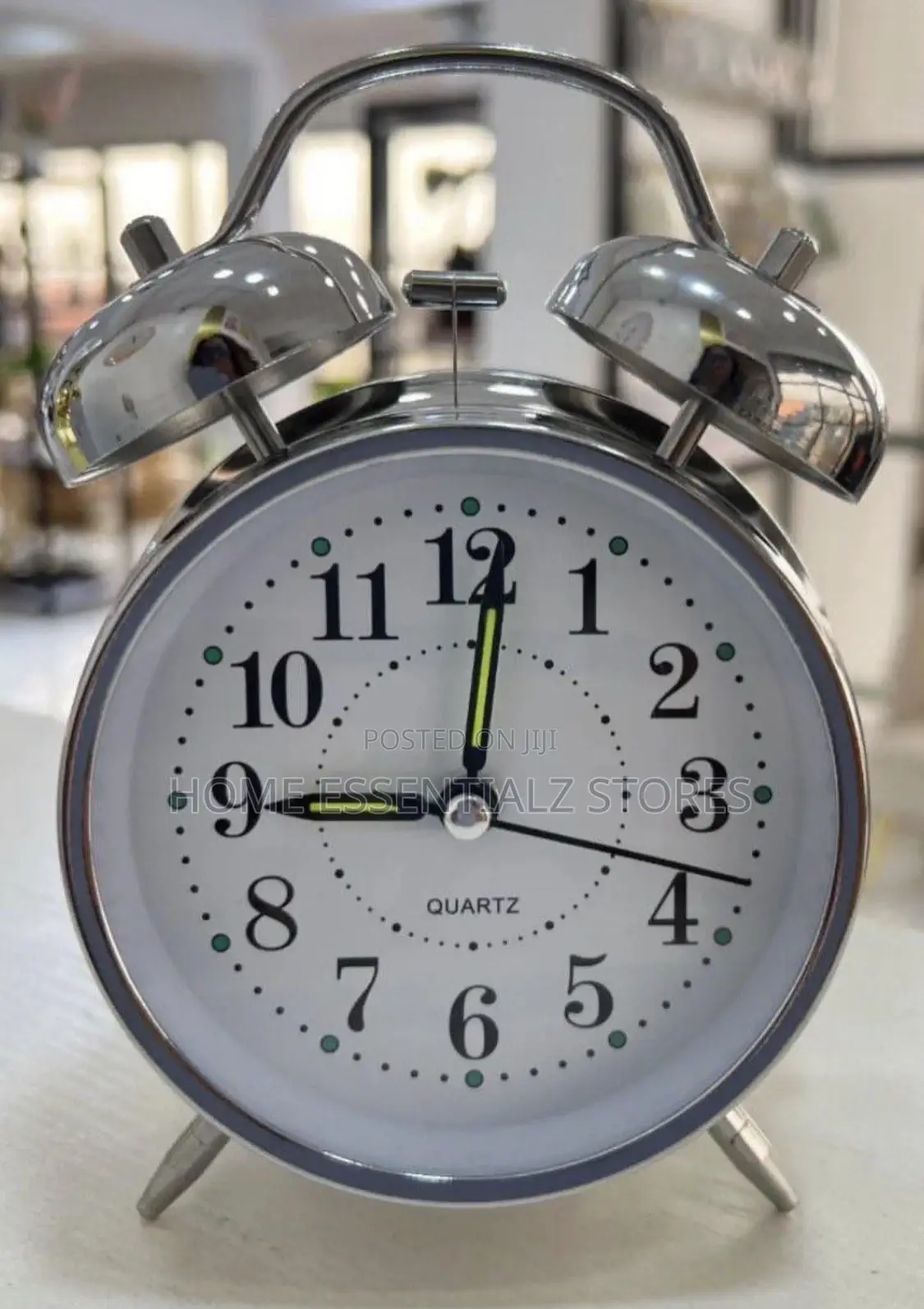 Traditional Alarm Table Clock With Night Led Display