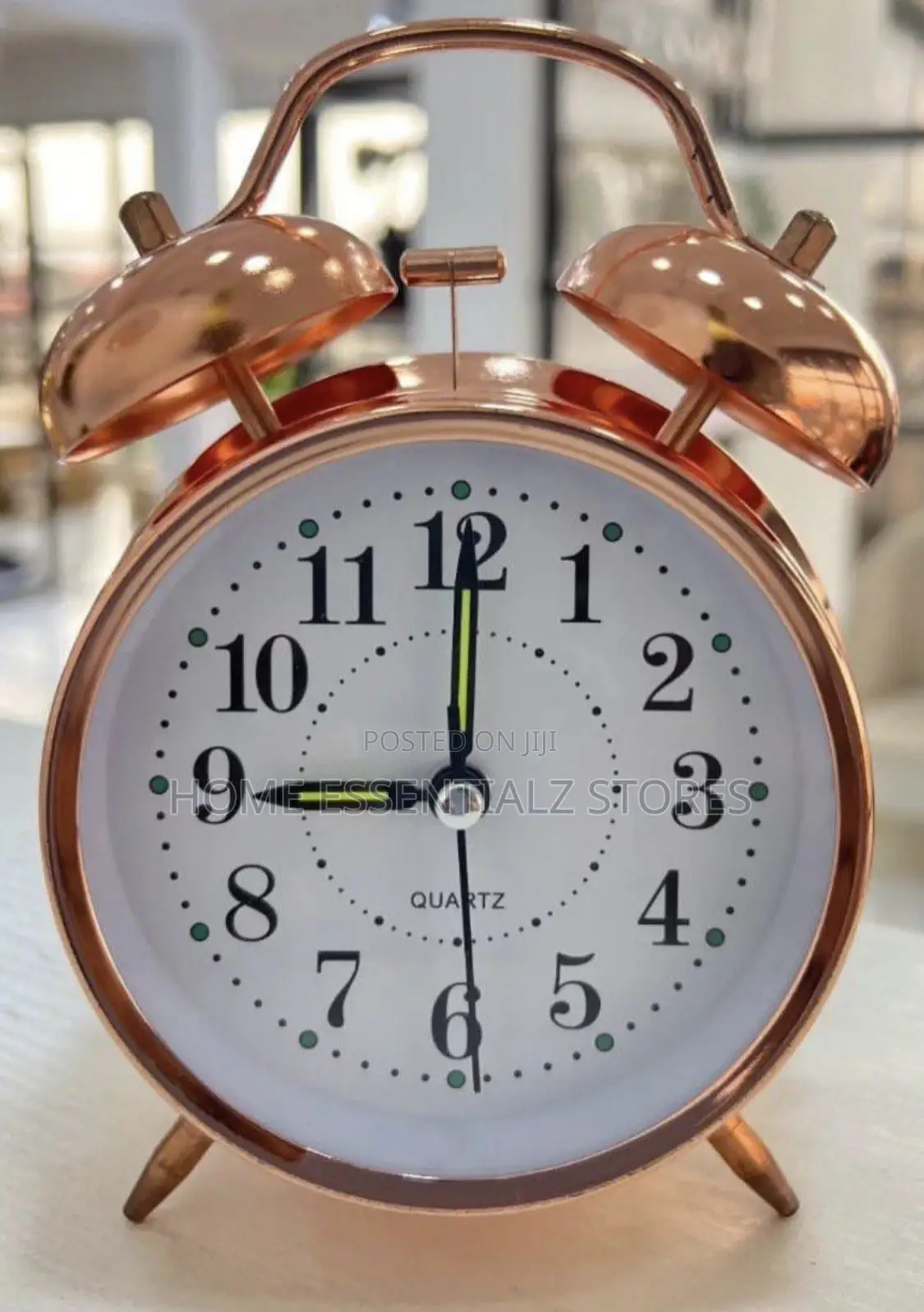 Traditional Alarm Table Clock With Night Led Display