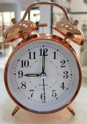 Traditional Alarm Table Clock With Night Led Display