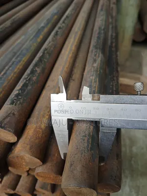 Mild Steel Black Rod 25mm × 6 Meters
