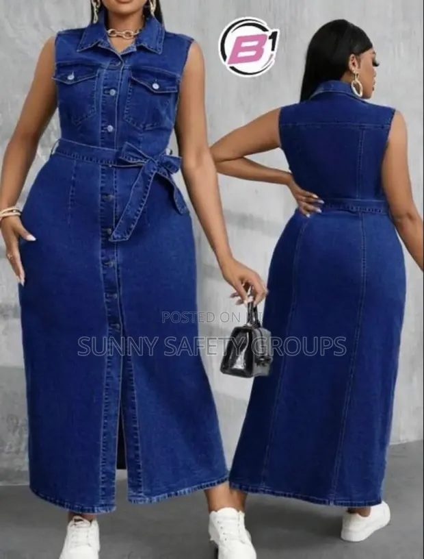 Beautiful Jeans Gown, in Alimosho Clothing, Genuine Group