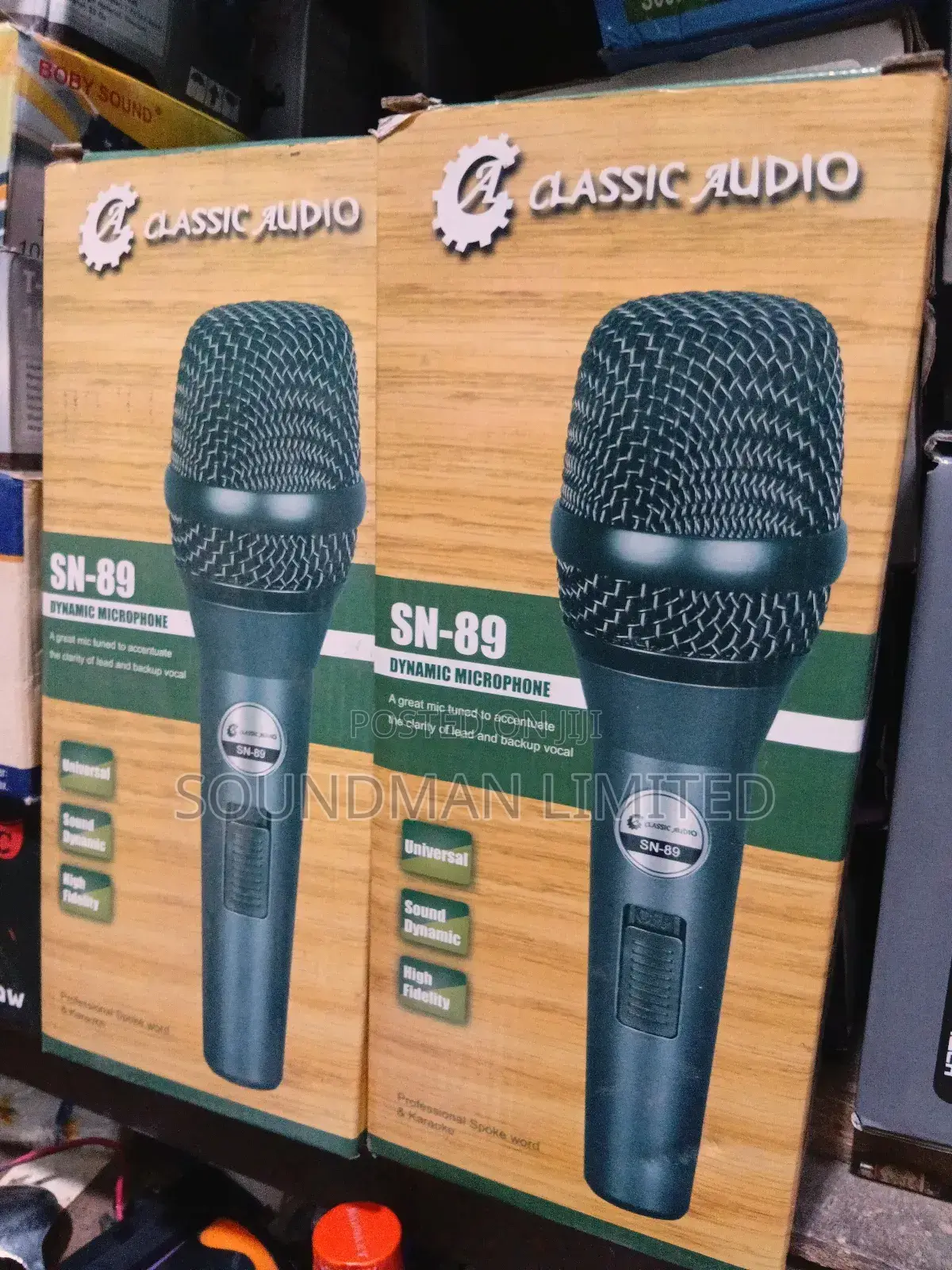Classic Audio Sn - 89 Wired Dynamic Microphone