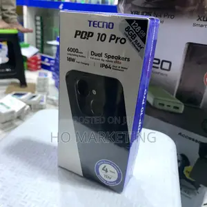 New Tecno Pop 10 Pro 128 GB Black