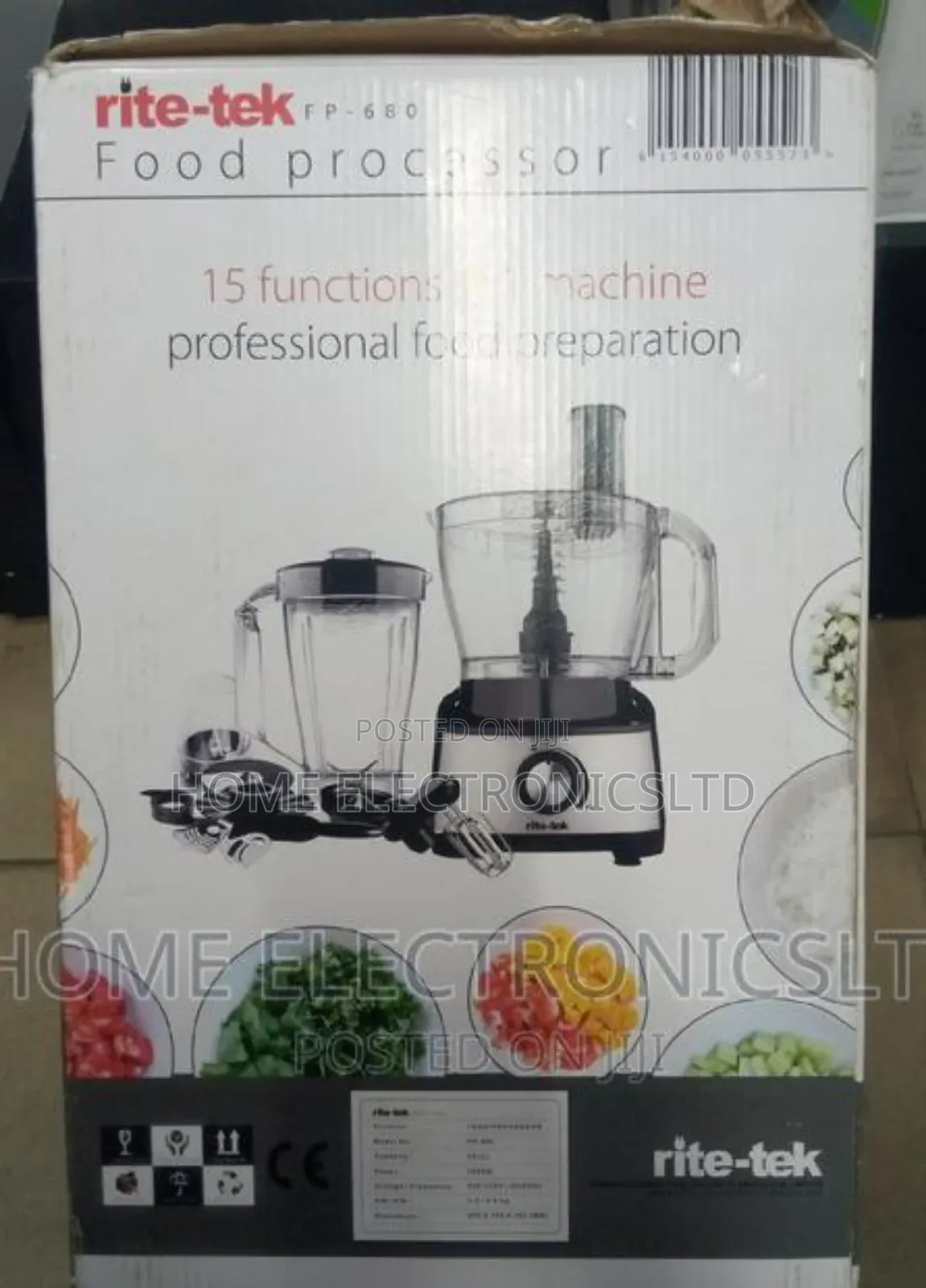 Rite Tek Food Processor 3 Liters