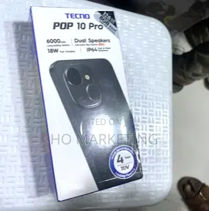 New Tecno Pop 10 Pro 128 GB Black