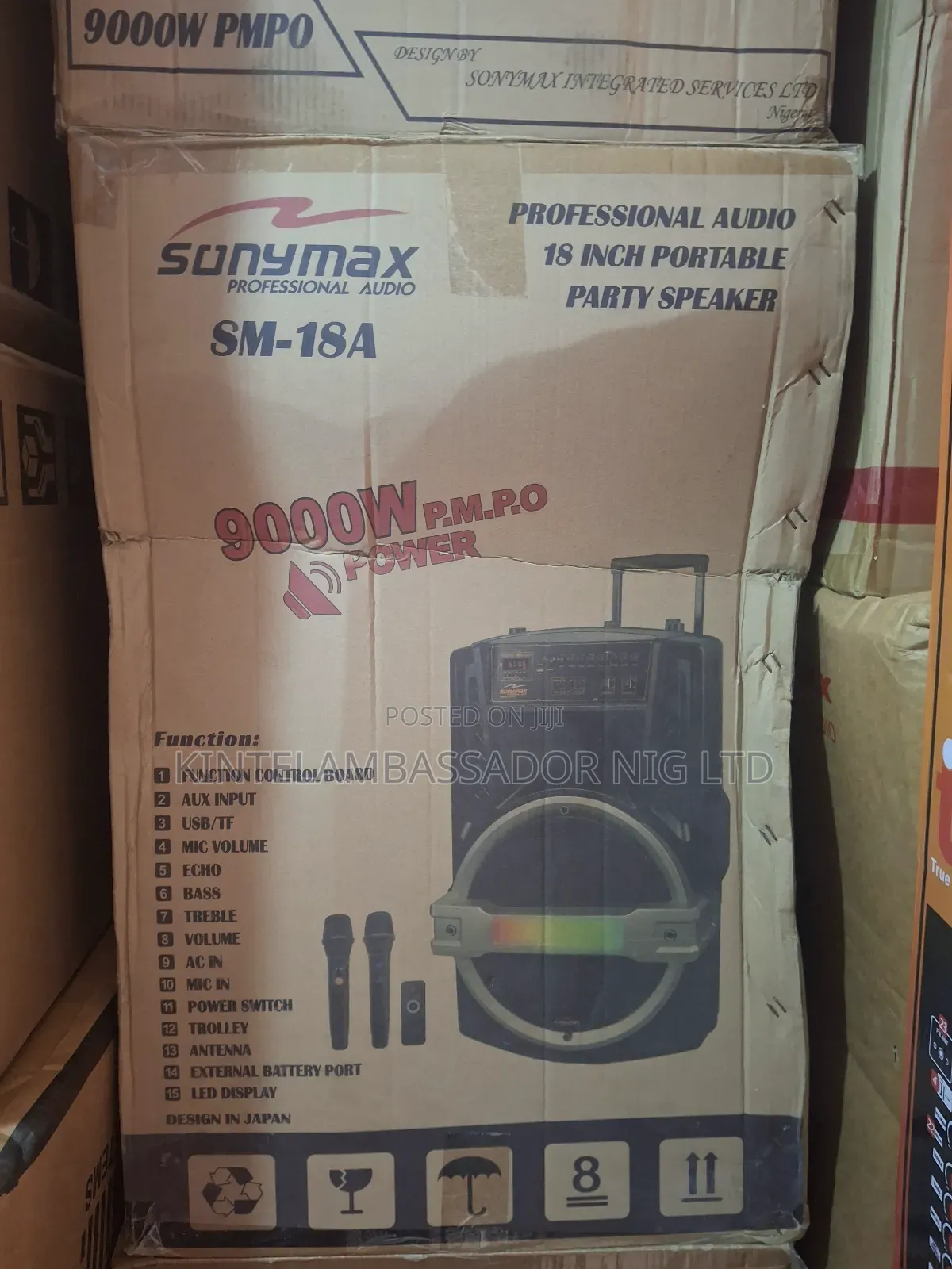 18" Sonymax Professional Public Address System