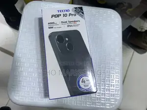 New Tecno Pop 10 Pro 128 GB Black