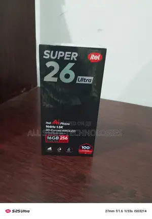 New Itel S26 Ultra 256 GB Black