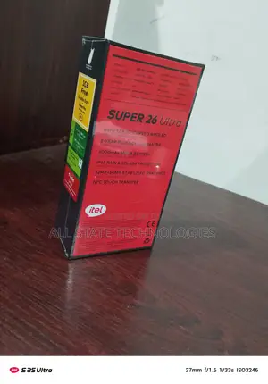 New Itel S26 Ultra 256 GB Black