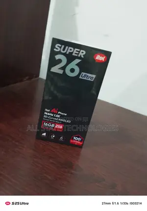 New Itel S26 Ultra 256 GB Black