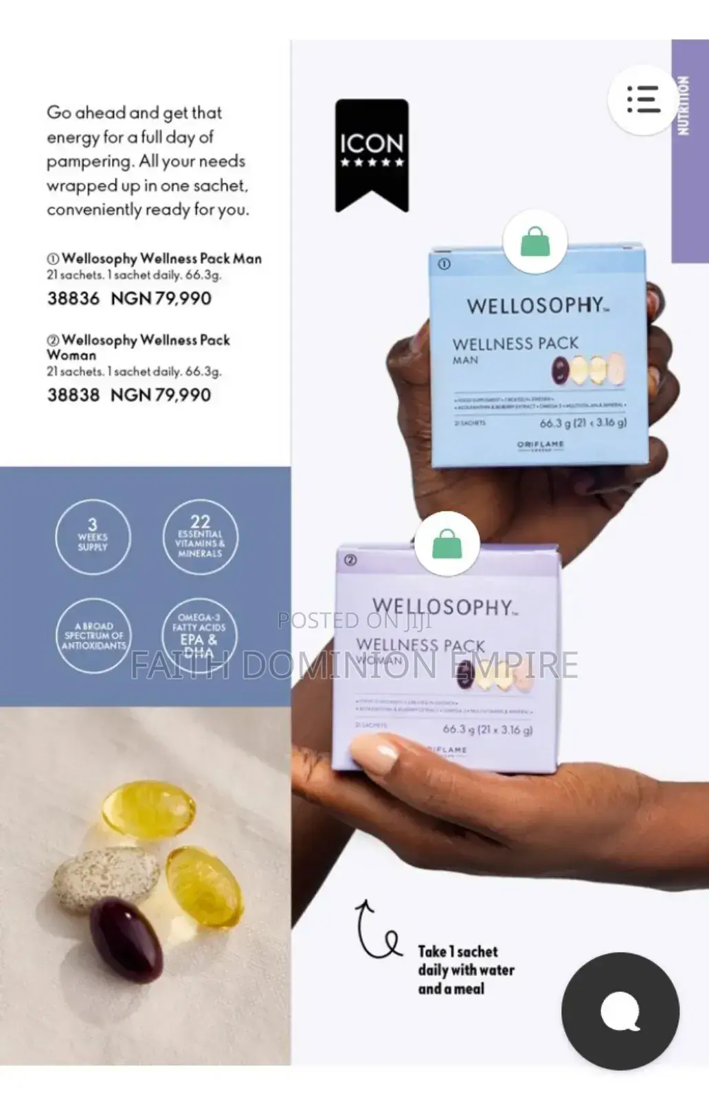 Oriflame Wellness Collection
