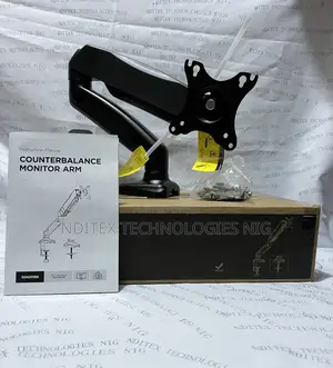 Single Monitor Adjustable Desk Holder