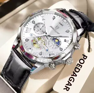 Qualith Poedaagar Active Chronograph Leather