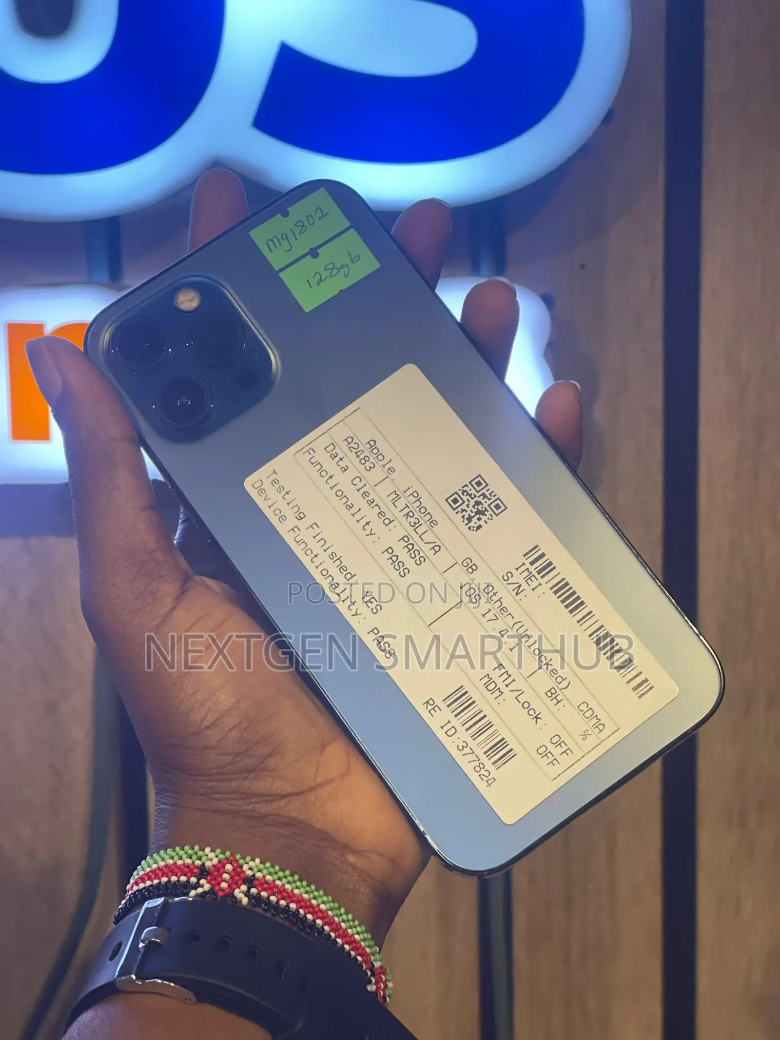 New Apple iPhone 12 Pro Max 128 GB Blue